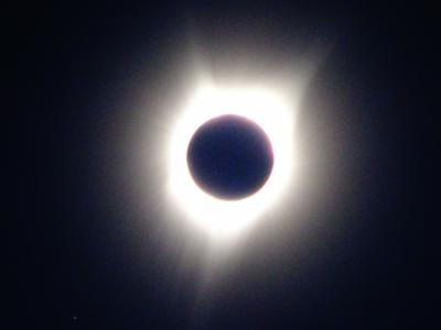皆既日食　2017　(太陽と月と大地) 　オレゴン州