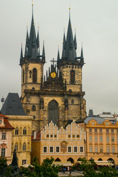 2017.8 　今年もマイルで　チェコ・オーストリア・ポーランド（＆ＩＳＴ・ＳＥＬ）　中世の美しい城と街並み　３）プラハ　1日目　ユダヤ人地区と旧市街