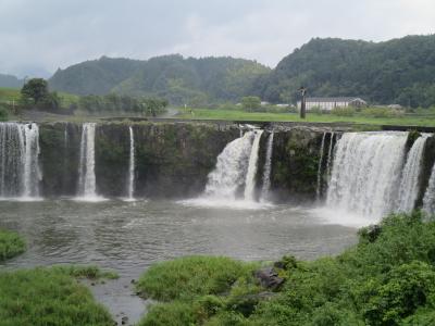 夏休み　ふるさと納税をした佐伯市と大分の温泉　2日目　原尻の滝、岡城跡、長湯温泉大丸旅館に泊まる