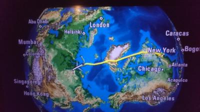 初めてのNYCから香港へ - キャセイ航空エコノミークラス