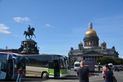 ロシア　サンクトペテルブルク　3　スモーリヌイ聖堂からイサク聖堂へ