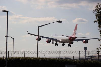 ロンドンで飛行機を見よう