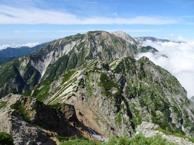 北アルプス♪後立山縦走登山（扇沢～鹿島槍ヶ岳～五竜岳～白馬岳～栂池）