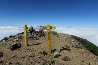 2017年09月　日本百名山３８座目となる、鹿島槍ヶ岳（かしまやりがたけ、標高2,889m）