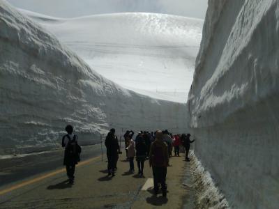 GWに東京から金沢前泊で参加した金沢発着立山黒部アルペンルート通り抜けツアー