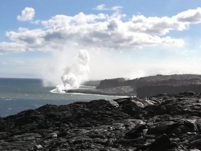 2017ハワイ島で夏休み ボルケーノに溶岩を見に行こう！ おまけにオアフ島