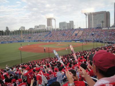 プロ野球観戦　ヤクルト―広島　神宮球場　（アクセス編）