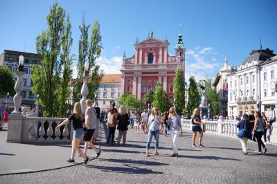 スロヴェニアの首都リュブリャナ　　旧ユーゴスラヴィア５か国周遊の旅　１８