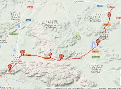 D5 古都アルマグロから曇り空のラマンチャを走りプエルトリャノへ