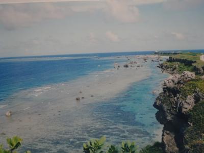 2003年(平成15年)7月宮古島(仕事の研修会として訪れ､西･東平安名崎や石庭 前浜ﾋﾞｰﾁで泳ぎます｡)