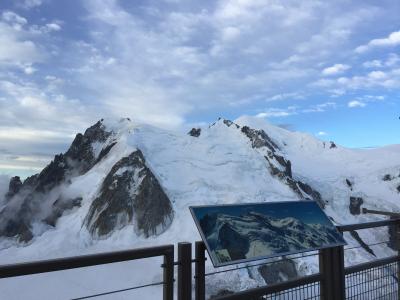 【スイス横断旅行＋ミラノ】③ 雨の予報の中、エギュ・ド・ミディ展望台からモンブランを眺めに