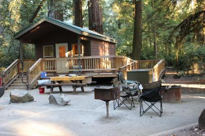 キャンプしに、はるばるオレゴン、カリフォルニア　Day ４-４ （レッドウッドの森でキャンプ・Jedediah Smith Campground）