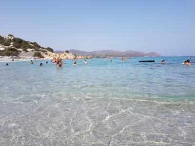 サルディーニャ島の遠浅の綺麗な海