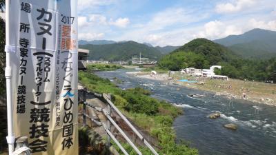 吉野川　カヤックで川下り（本山から穴内川出合いまで）