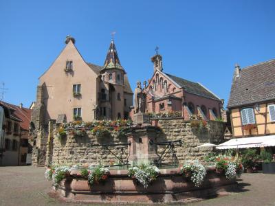 1.アルザスワイン街道の小さな村を愛車で巡る★ドキドキひとり旅★可愛いがあふれる・Eguisheim１-1