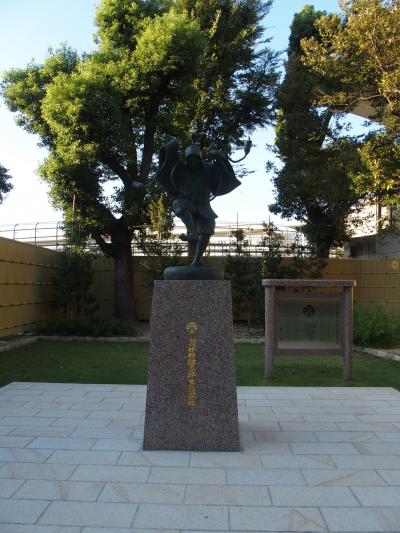 中村公園初代中村勘三郎銅像2017