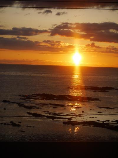 2017夏の18きっぷ【２冊目】　大阪から電車で行く北海道７Ｄａｙ’ｓ（３）日本海の夕日と余目で温泉。そしてお泊りは秋田 (2日目・下)