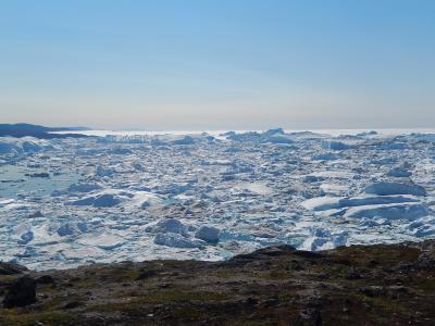 アイスランド・グリーンランド２０１７夏旅行記　【１６】イルリサット４（ハイキング３）