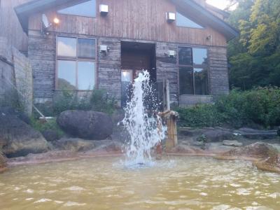 日本で唯一の入浴できる間欠泉温泉