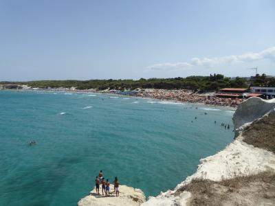 プーリア州優雅な夏バカンス♪　Vol218(第12日)　☆Torre dell'Orso：「トッレ・デル・オルソ」絶景ビーチを眺めて♪