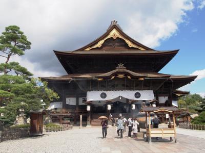 ＜長野★四十肩癒し旅・１＞ろくもんに乗ったつもりで温泉旅＆グルメ旅へ♪善光寺参拝編