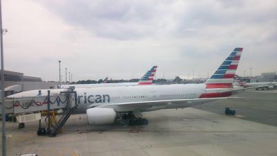 2017年夏休みの旅④　アメリカン航空ファーストクラスでアメリカ大陸を横断