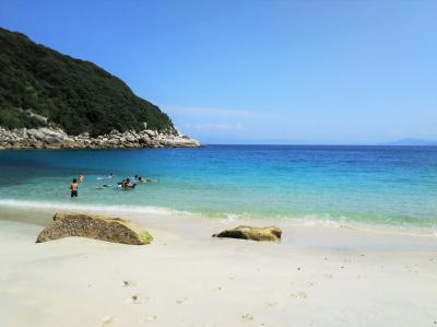 沖の島で泳ぎ、四万十川でカヌー　四国旅2017夏リベンジ編