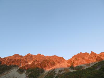 秋の紅葉を求めて涸沢カールへ　1日目