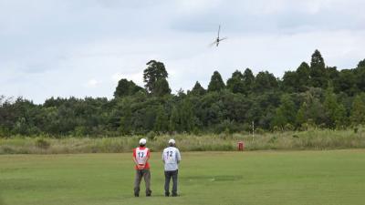 千葉県木更津でラジコンヘリコプター３D曲技大会を見学