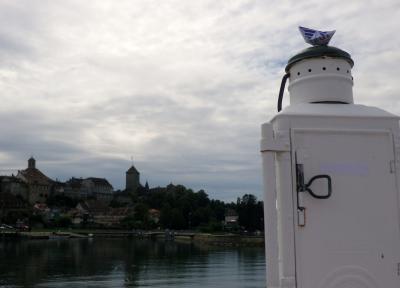 3 Seen Fahrt～スイス西部の３つの湖を巡る湖船の旅２．ムルテン入港
