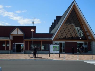 『北欧の風　道の駅とうべつ』と田舎の風景