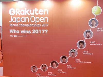 2017.10 楽天オープンテニス観戦　★1回戦、２回戦、準々決勝♪