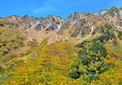 紅葉（黄葉）の岳沢から前穂高岳へ