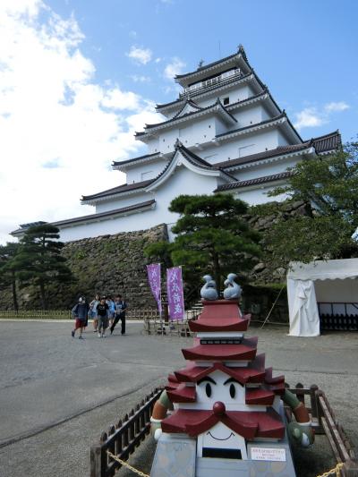 福島バス旅行　2日目天鏡閣、鶴ヶ城、大内宿