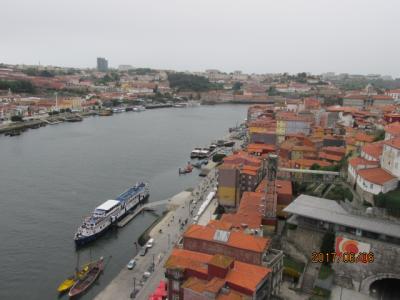 イベリア周遊の旅（４５）ドンルイス１世橋からの眺め。