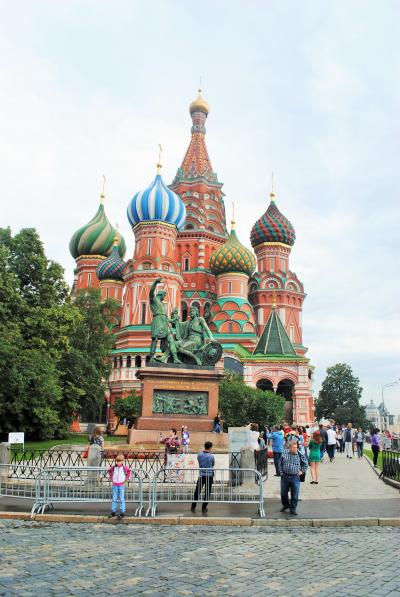 ちょこっとモスクワで２泊　その５　聖ワシーリー寺院に入りました！