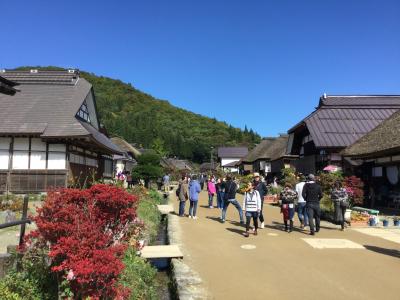 紅葉の裏磐梯と会津若松