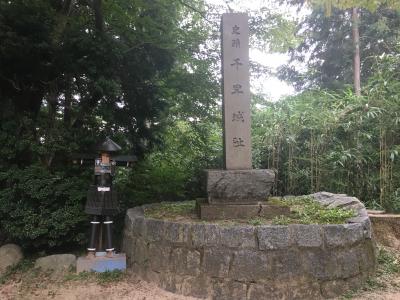 夏休みの忘れ物を取りに再び和歌山・大阪へ。それだけでは何なので大阪府もう一つの日本百名城・千早城まで行ってきました