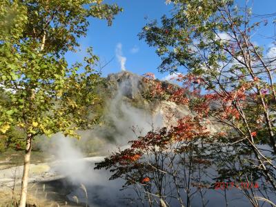 2017/10 北の都*札幌＆登別3泊4日の旅（６）登別温泉と大湯沼を満喫