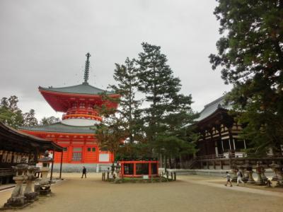 2017年10月☆紅葉前の高野山　散策