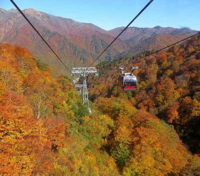 日本の紅葉を巡る旅からー(4)谷川岳ロープウェイ～奈良俣ダム～吹割の滝