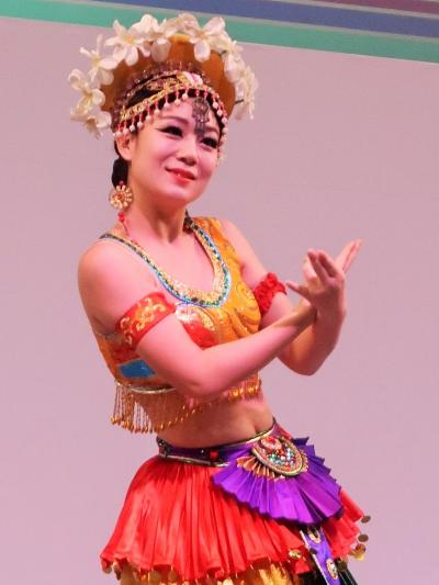 ツーリズムEXPO-18　中国ｄ　大唐芙蓉園の舞踊ショー　☆伝統・国際交流を見せ華やかに幕