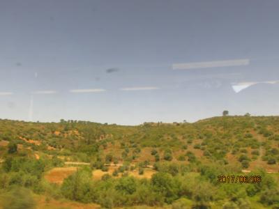 イベリア周遊の旅（６０）リスボンまでの車窓風景。