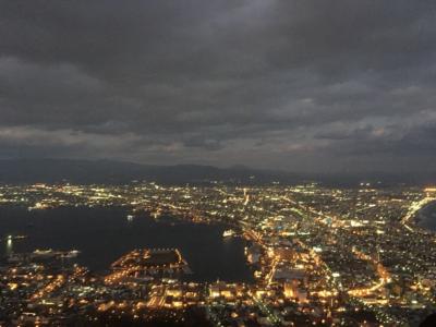 24時間の滞在で王道の函館の夜景を見に行ってきました