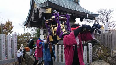 秋の筑波山と御座替祭