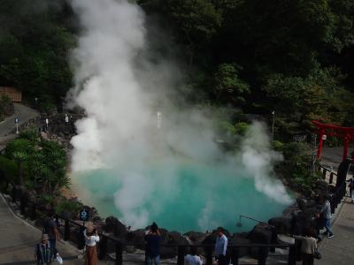 福岡・大分一人旅　その４　～大分府内城・別府地獄巡り～