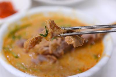 光州の美味しい通り！無等山麦ご飯・松汀トッガルビ・オリタン(鴨スープ) 