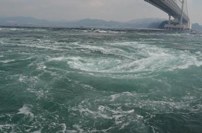 見れた~鳴門の渦潮!