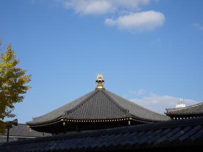 天王寺の堀越神社と四天王寺
