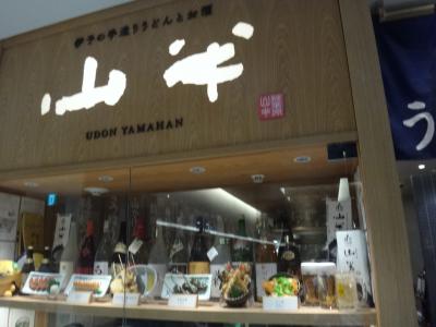 ヨドバシカメラ秋葉原　８階　山半はうどん屋さんです